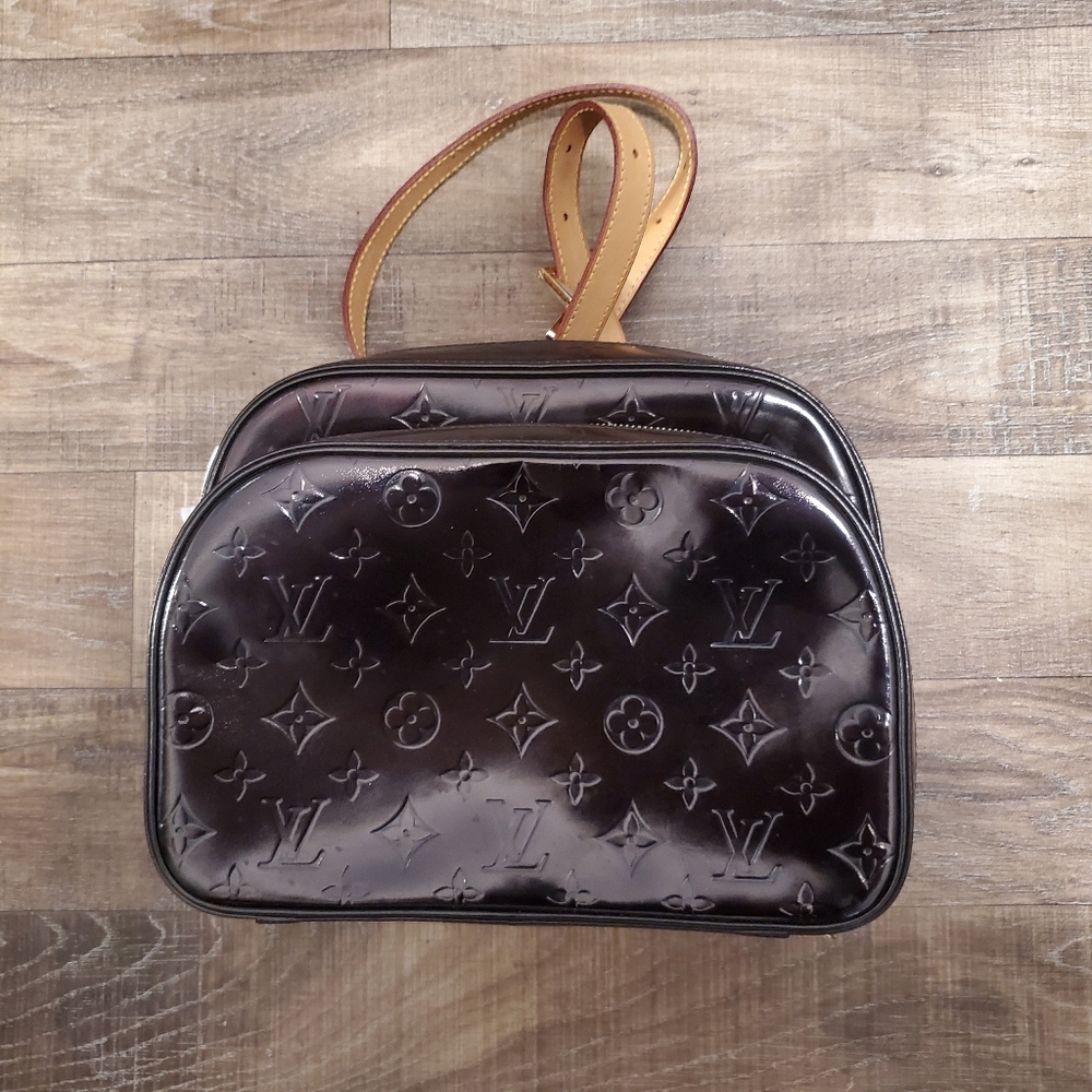 Louis Vuitton Black Monogram Vernis Murray Backpack